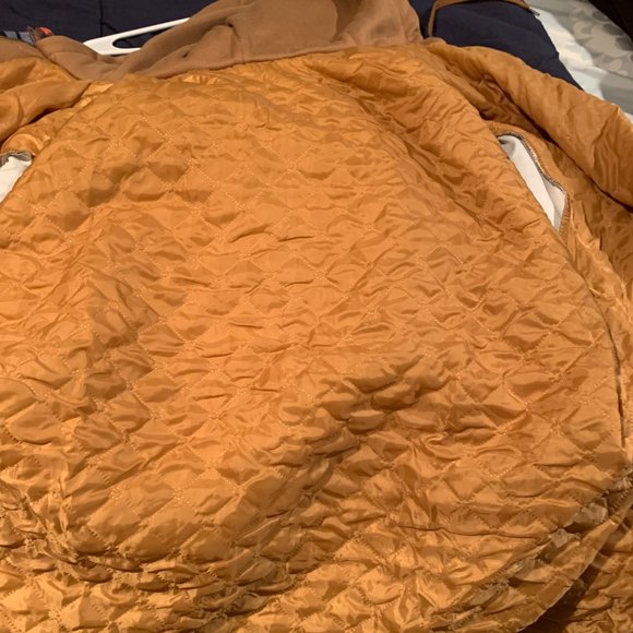 MENS PLAID JACKET WITH HOOD SIZE 2XL #319 - Picture 5 of 6